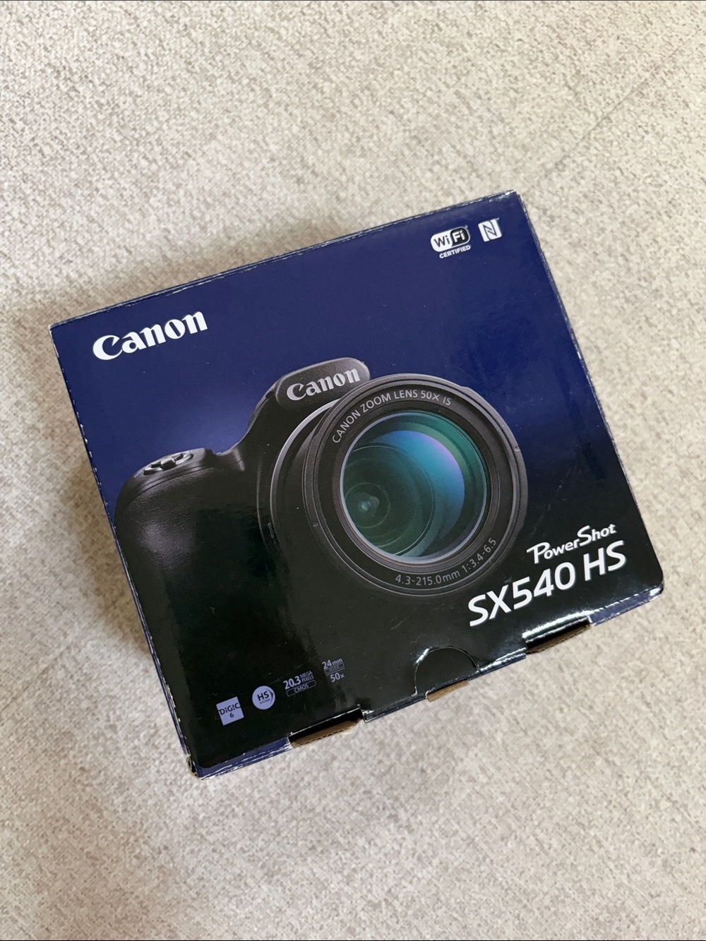 Canon PowerShot SX540 HS Black Camera in Original Packaging